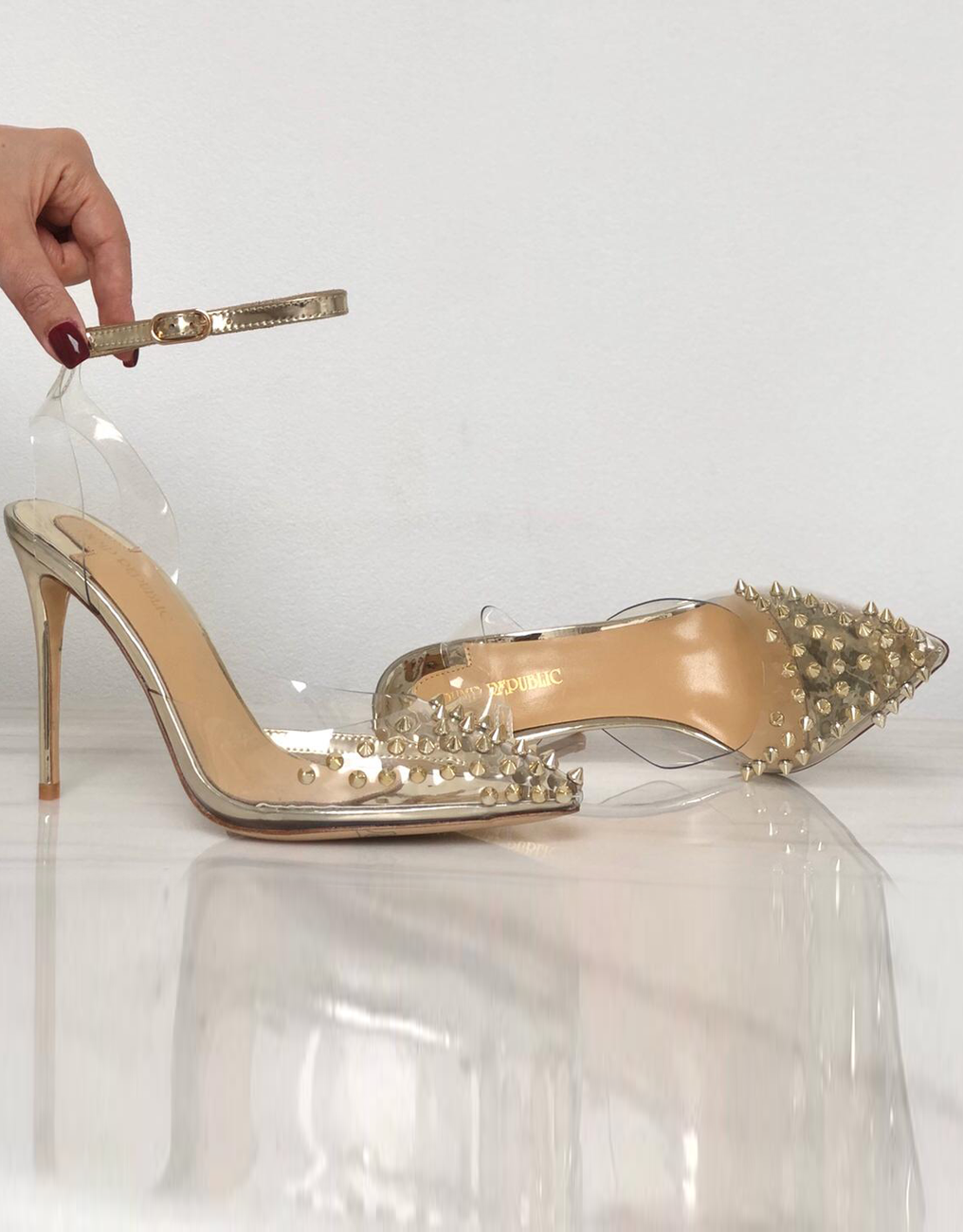 Cinderella GOLD PVC Studded