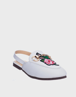 Gigi White Loafers